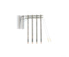 Woodland Scenics 2281 Pre-Wired Poles Double Crossbar (O) Scenery Details