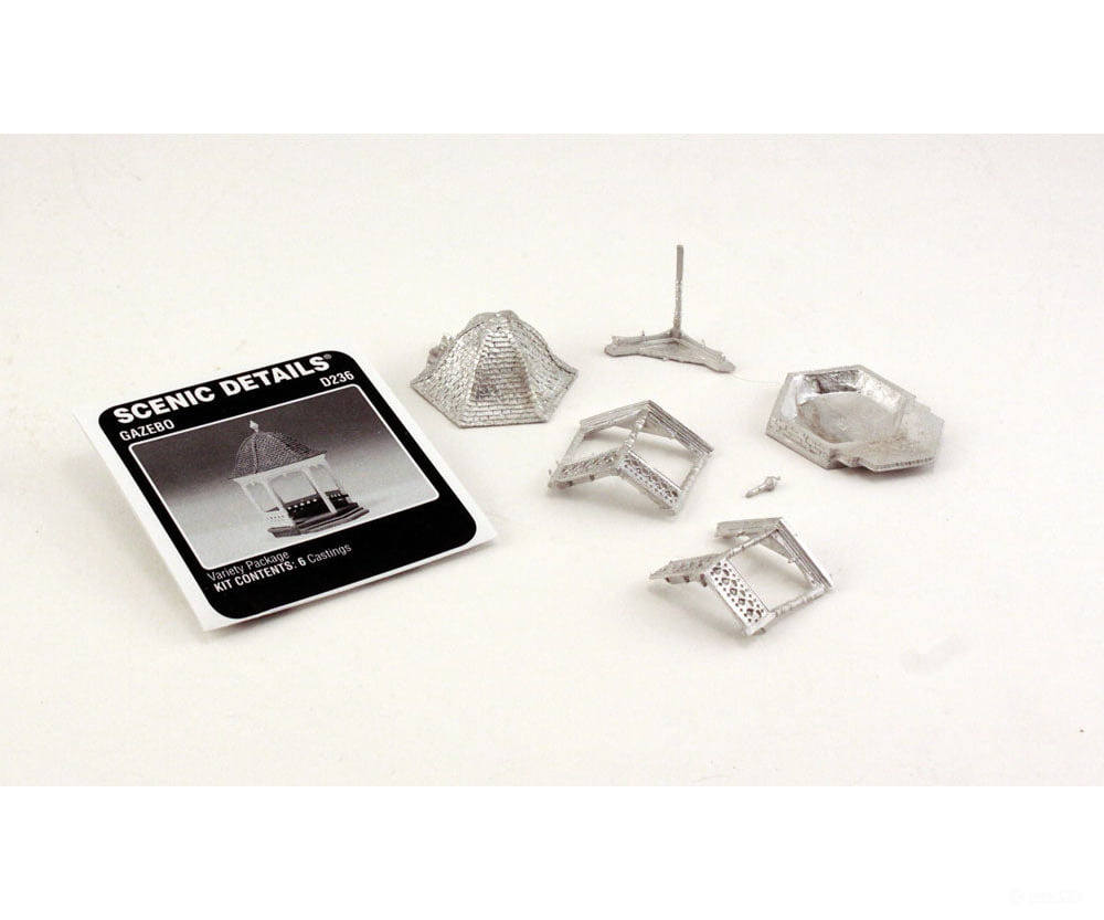 Woodland Scenics 236 Gazebo - Scenic Details(R) - - Kit 1 - 1/2 X 2 - 1/4’ 3.8 5.7Cm Structures