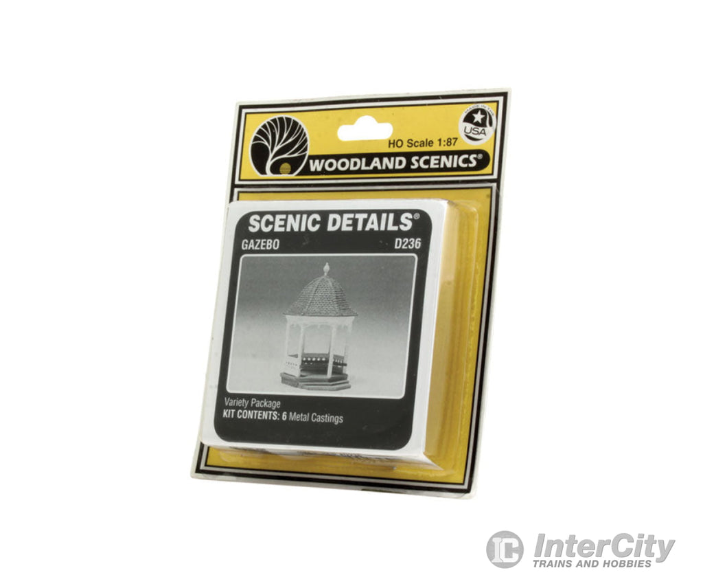 Woodland Scenics 236 Gazebo - Scenic Details(R) - - Kit 1 - 1/2 X 2 - 1/4’ 3.8 5.7Cm Structures