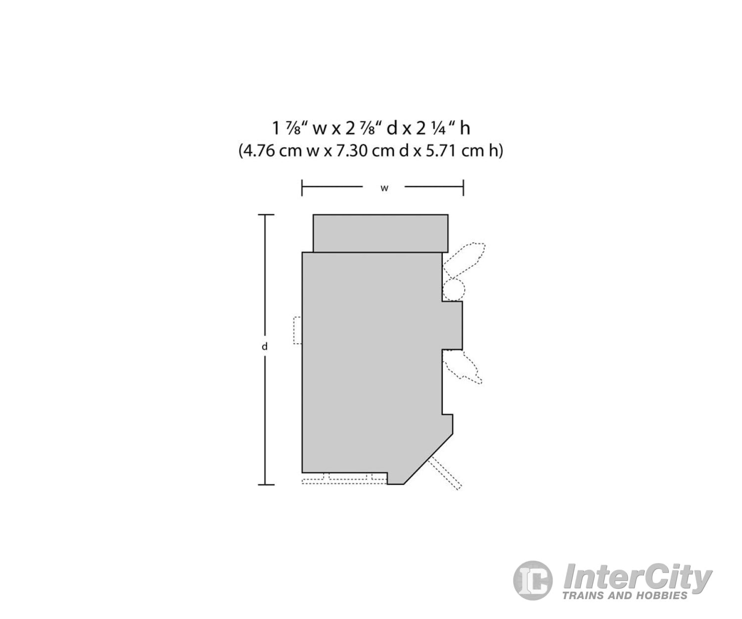 Woodland Scenics 238 Scenic Details(R) - Unpainted Metal Kit - - Rocky’s Tavern 3 - 1/8 X 2 -