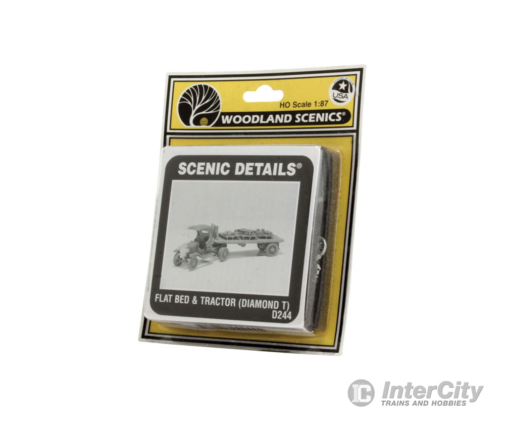 Woodland Scenics 244 American Trucks - Early Diamond T (Cast Metal Kit) - - Semi Tracor With