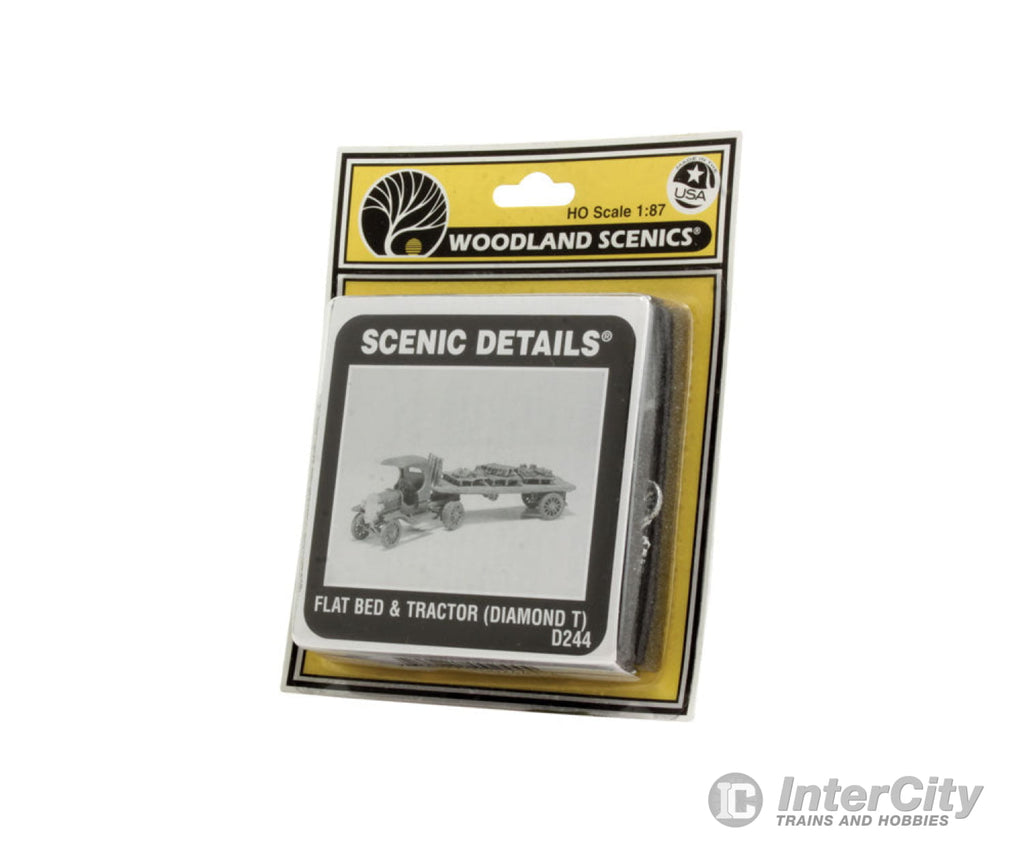 Woodland Scenics 244 American Trucks - Early Diamond T (Cast Metal Kit) - - Semi Tracor With