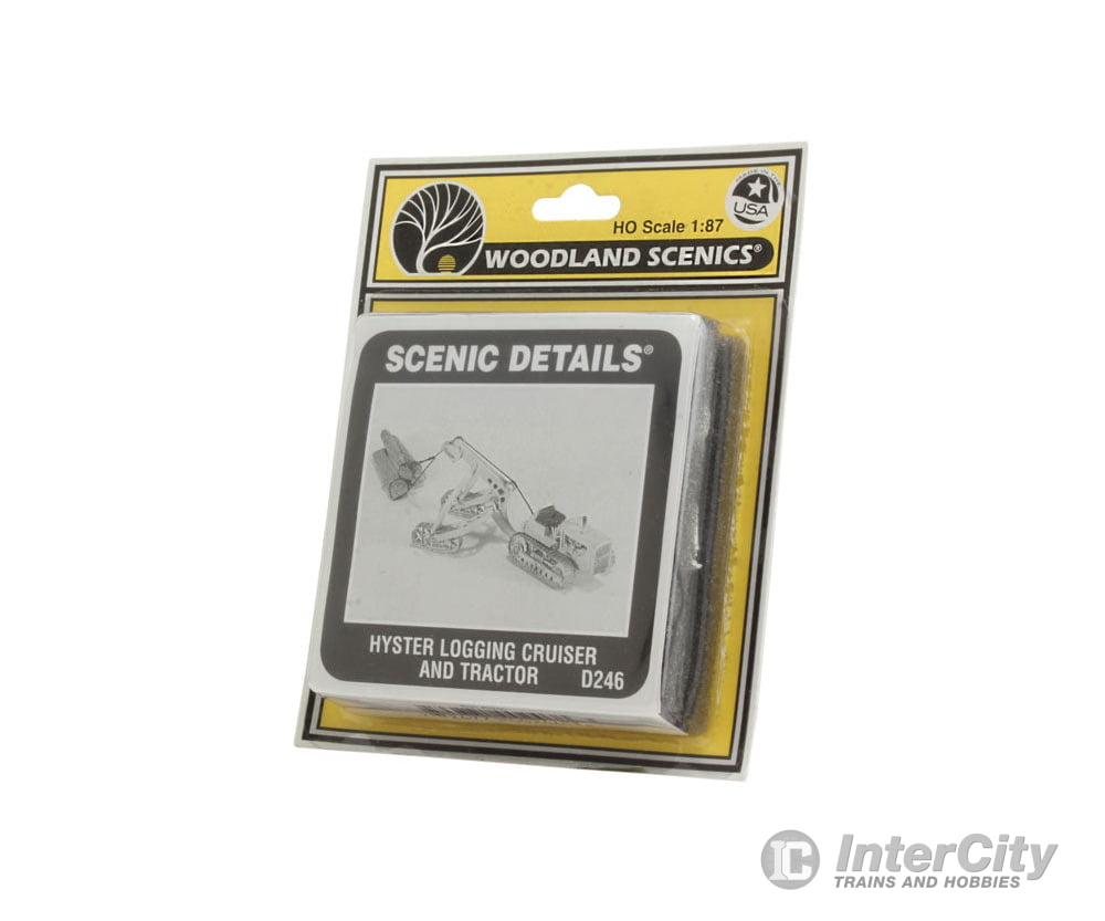 Woodland Scenics 246 Hyster Logging Cruiser Crawler Tractor W/Tracked Log Carrier - Kit - -