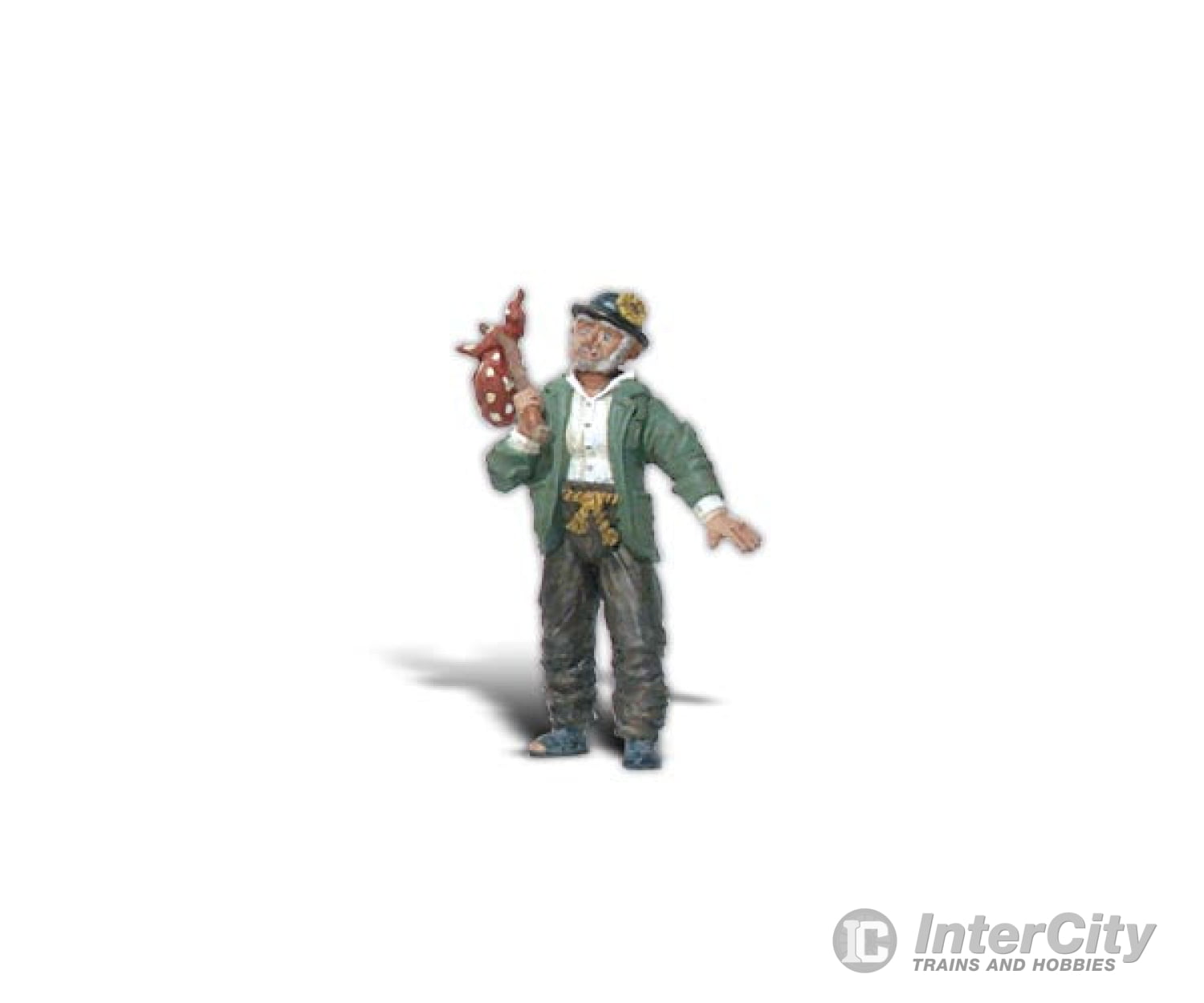 Woodland Scenics 2529 Scenic Accents(R) Figures - - Hobo W/Red Pouch