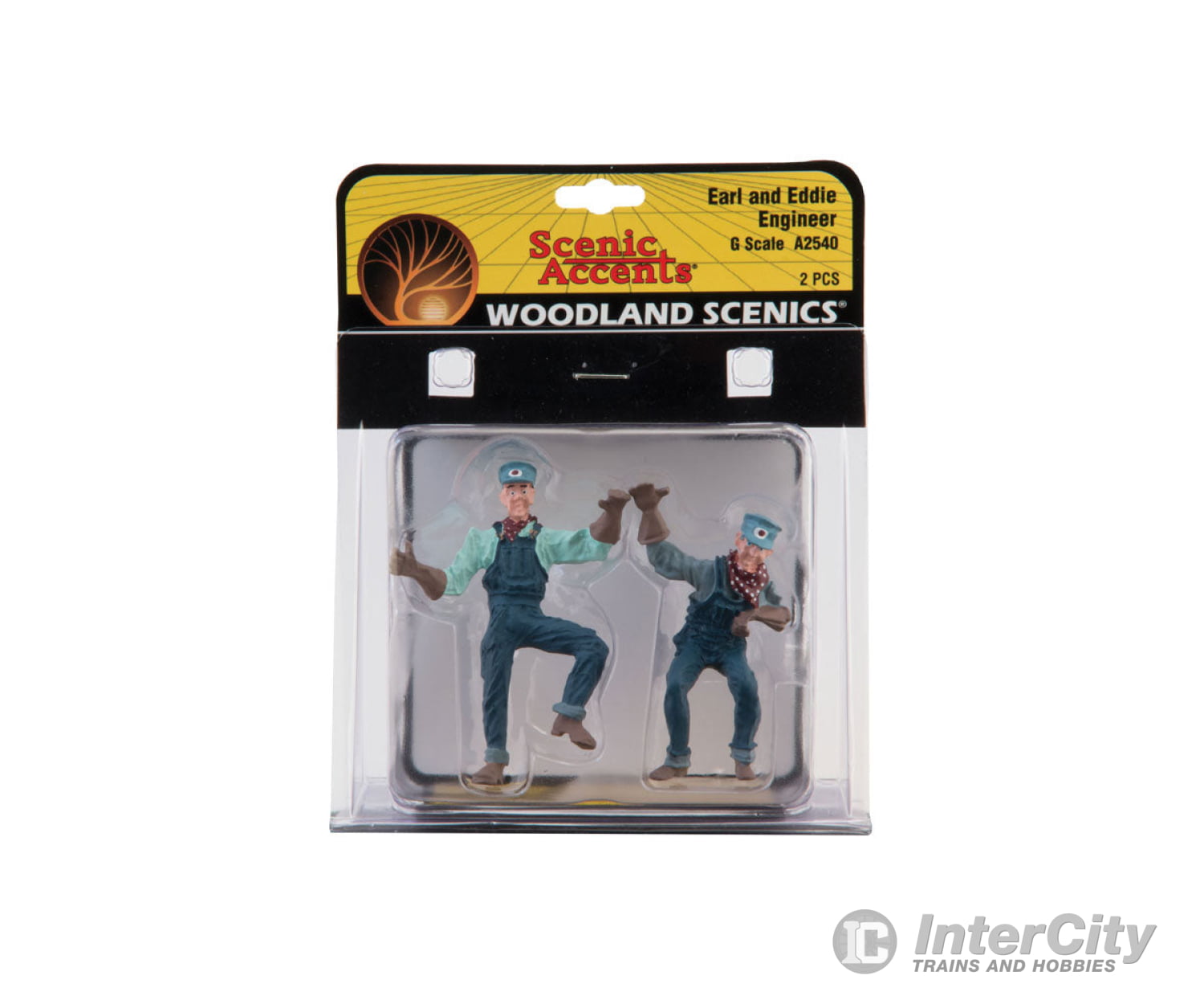 Woodland Scenics 2540 Scenic Accents(R) Figures - - Earl & Eddie Engineer