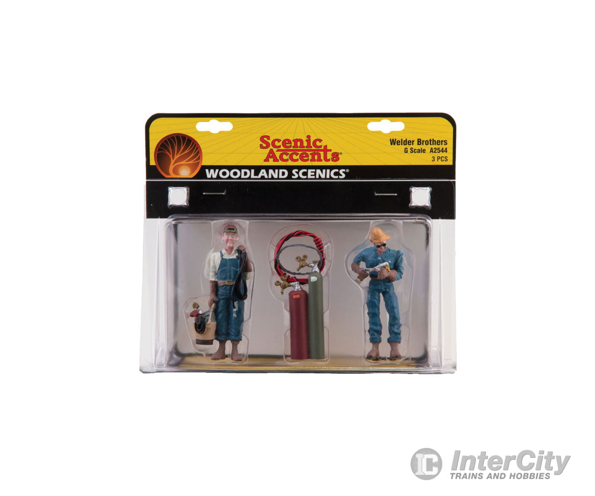 Woodland Scenics 2544 Scenic Accents(R) Figures - - Welder Brothers & Accessories Pkg(2)
