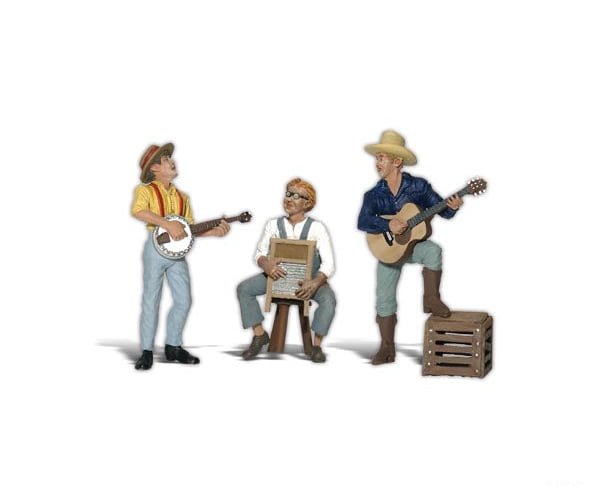 Woodland Scenics 2546 Scenic Accents(R) Figures -- Pickin’ And Grinnin’