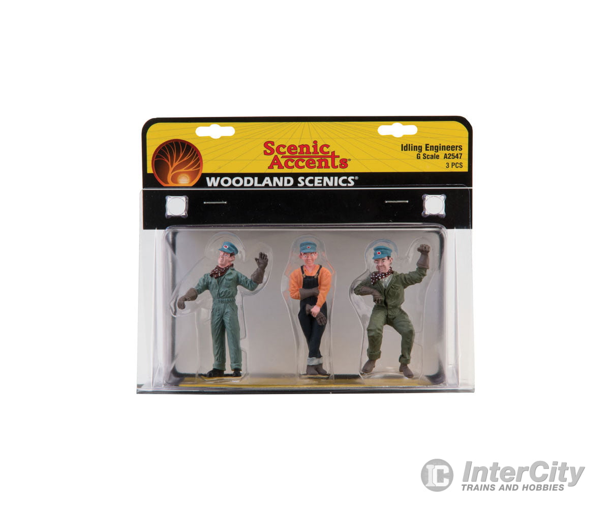 Woodland Scenics 2547 Scenic Accents(R) Figures - - Idling Engineers Pkg(3)