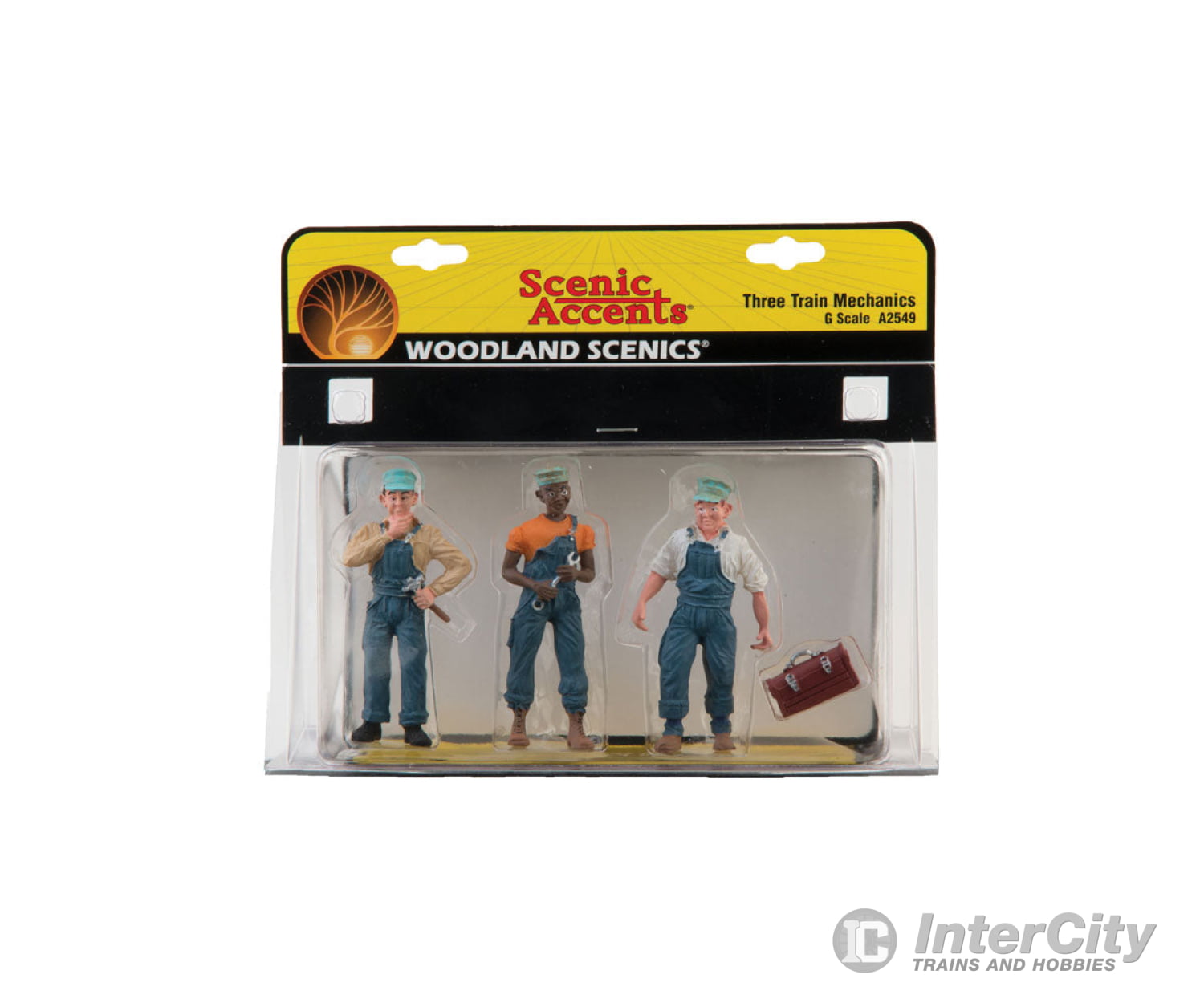 Woodland Scenics 2549 Scenic Accents(R) Figures -- Three Train Mechanics