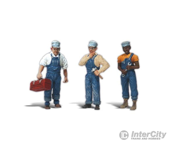 Woodland Scenics 2549 Scenic Accents(R) Figures -- Three Train Mechanics