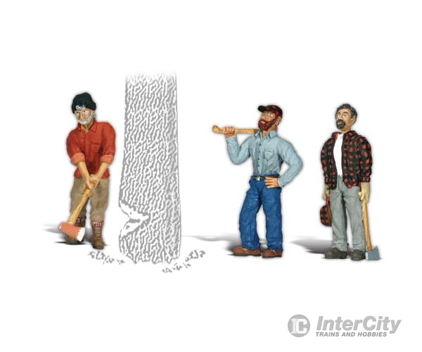 Woodland Scenics 2552 Scenic Accents(R) Figures - - Chip Woody & Chopper