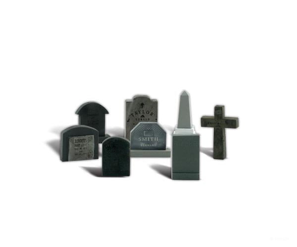 Woodland Scenics 2554 Tombstones (G) Scenery Details