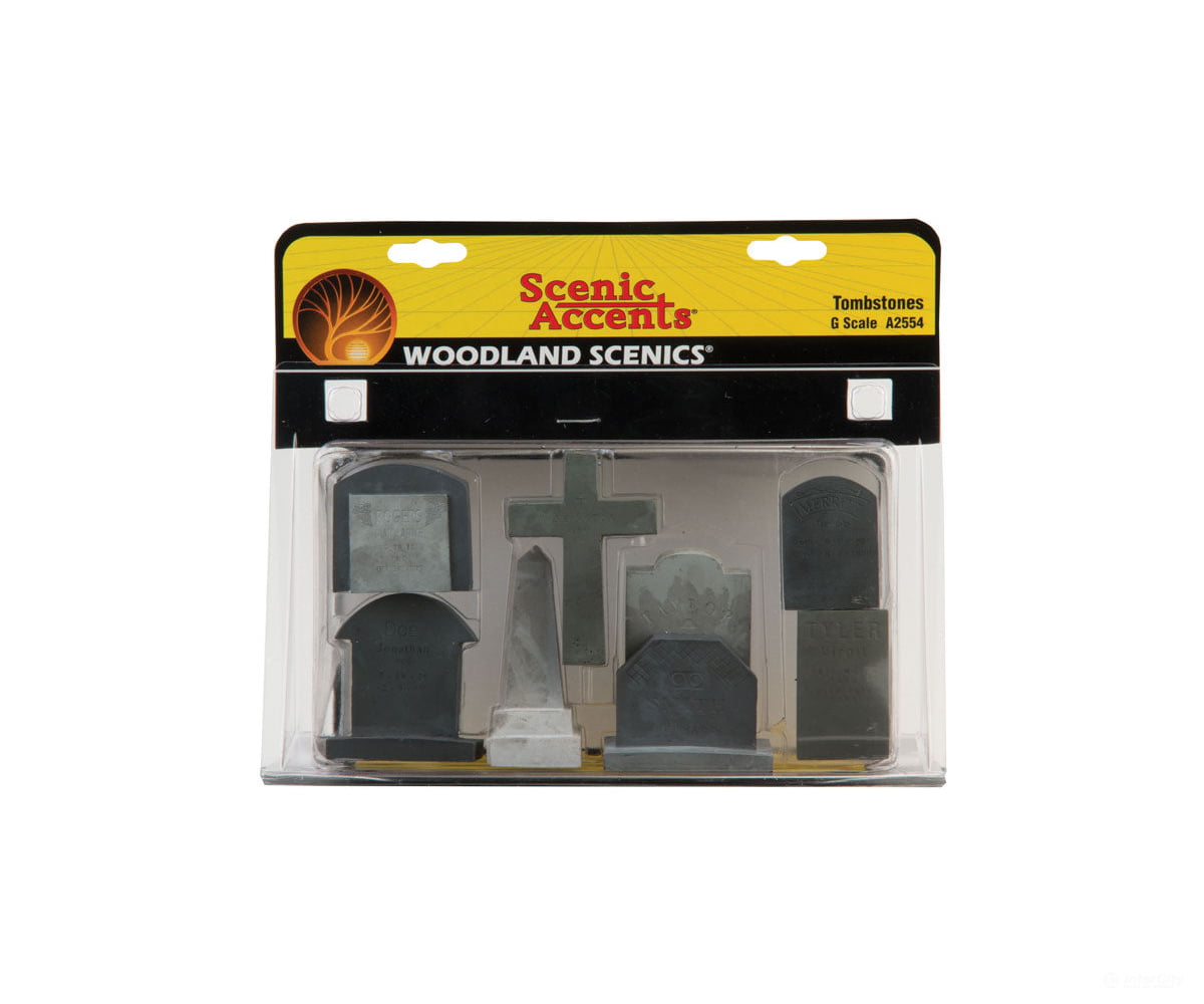 Woodland Scenics 2554 Tombstones (G) Scenery Details