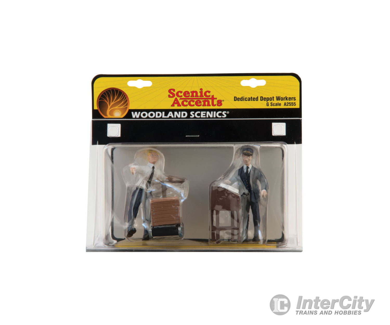 Woodland Scenics 2555 Scenic Accents(R) Figures - - Dedicated Depot Workers