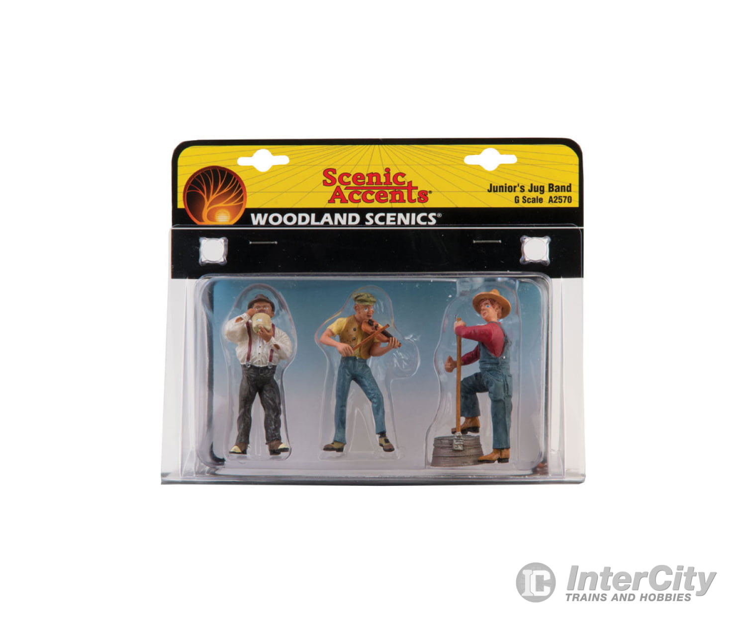 Woodland Scenics 2570 Scenic Accents(R) Figures - - Junior’s Jug Band