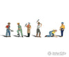 Woodland Scenics 2723 Scenic Accents(R) Figures - - Track Workers Pkg(6)