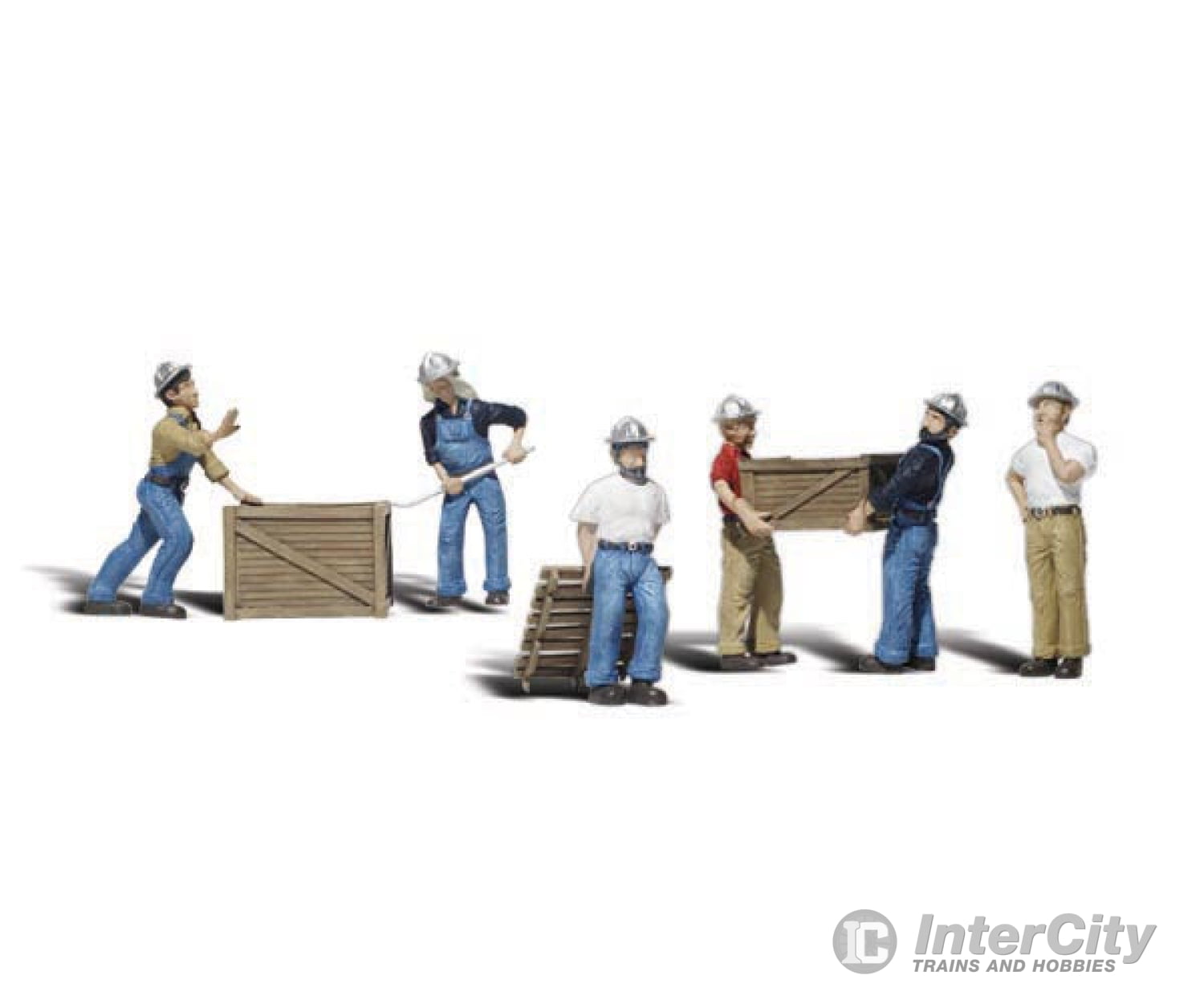 Woodland Scenics 2729 Scenic Accents(R) Figures - - Dock Workers Pkg(6)