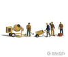 Woodland Scenics 2753 Scenic Accents(R) Figures - - Masonry Workers And Accessories Pkg(11)