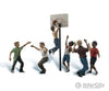 Woodland Scenics 2760 Shootin’ Hoops - Scenic Accents(R) - - Pkg(6) Figures