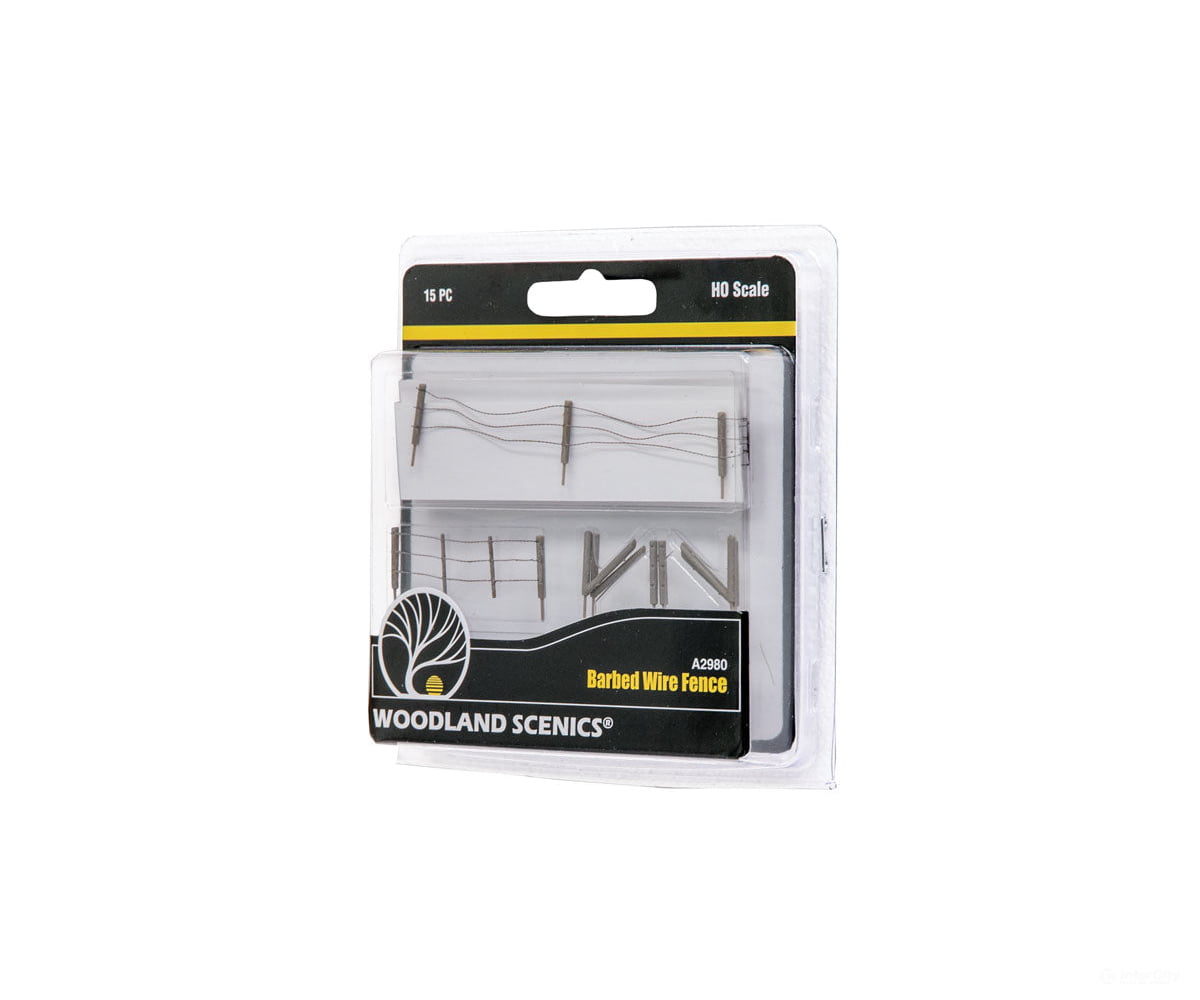 Woodland Scenics 2980 Barbed Wire Fence (Ho) 26’ Scenery Details