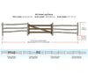 Woodland Scenics 2981 Log Fence (Ho) 26’ Scenery Details