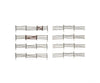Woodland Scenics 2981 Log Fence (Ho) 26’ Scenery Details