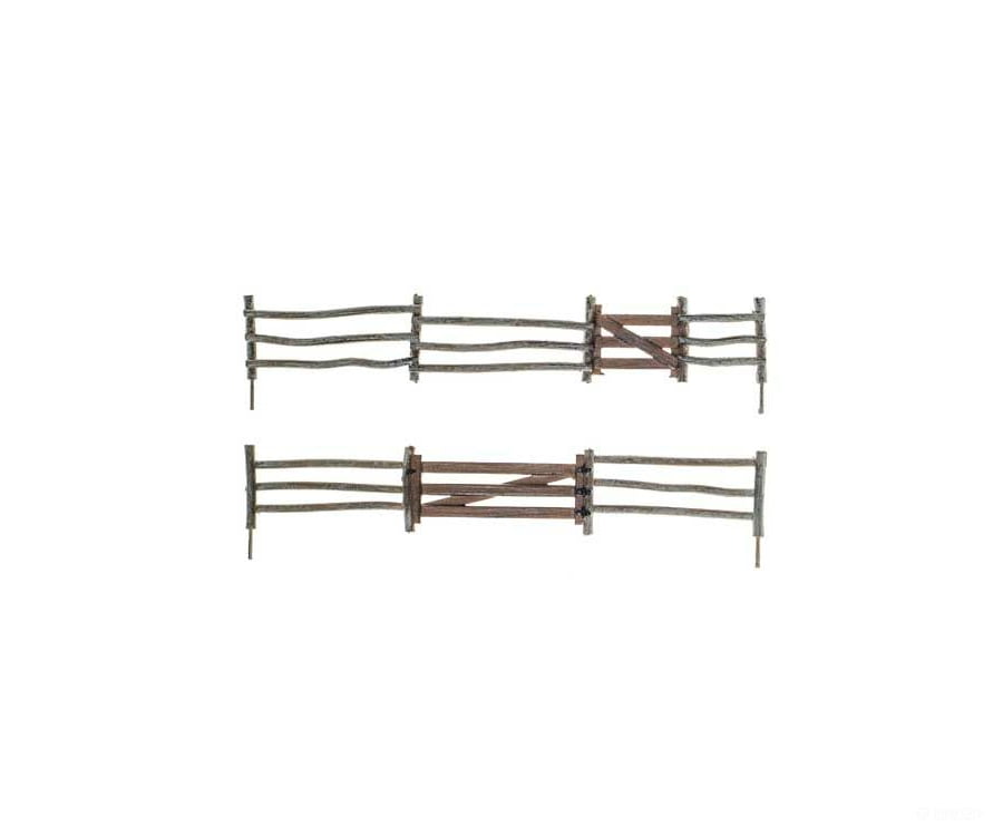 Woodland Scenics 2981 Log Fence (HO) 26’’ Scenery Details