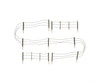 Woodland Scenics 2990 Barbed Wire Fence (N) 14’ Scenery Details