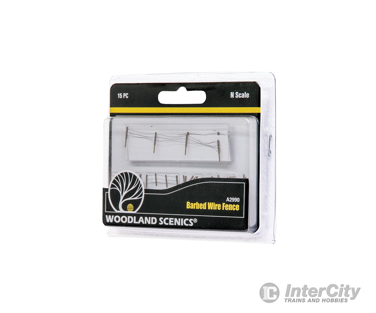 Woodland Scenics 2990 Barbed Wire Fence (N) 14’ Scenery Details