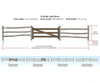 Woodland Scenics 2991 Log Fence (N) 14’ Scenery Details