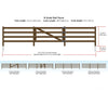 Woodland Scenics 2992 Rail Fence (N) 14’ Scenery Details