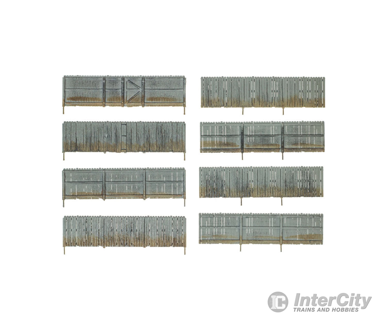 Woodland Scenics 3005 Privacy Fence - Kit With Gates Hinges & Planter Pins Total Scale Length: