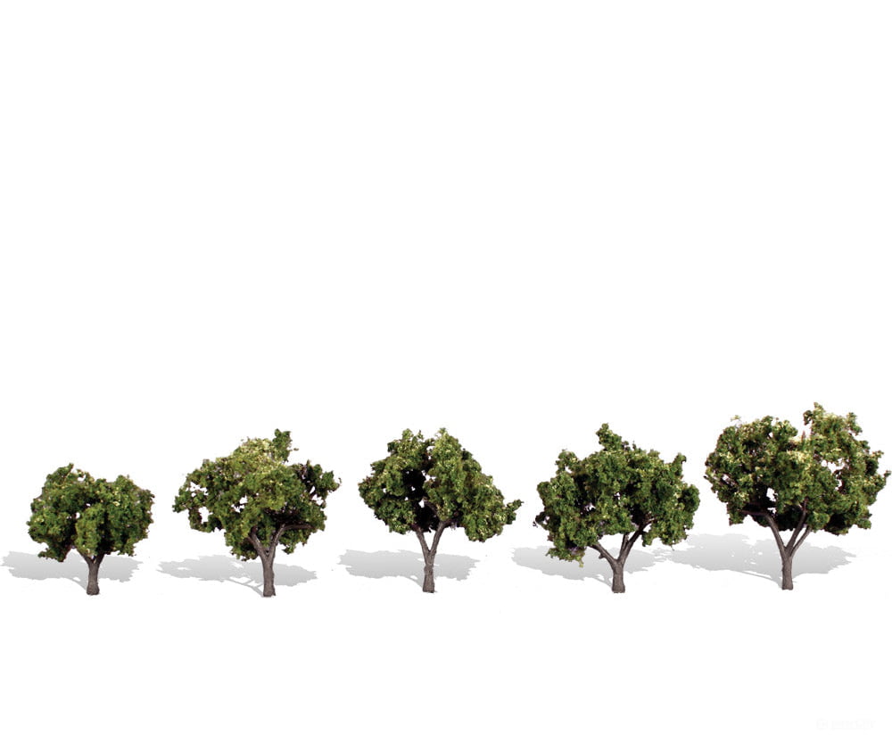 Woodland Scenics 3502 Sun Kissed 1-1/4’-2’ - 5/Pk Classic Trees & Vegetation