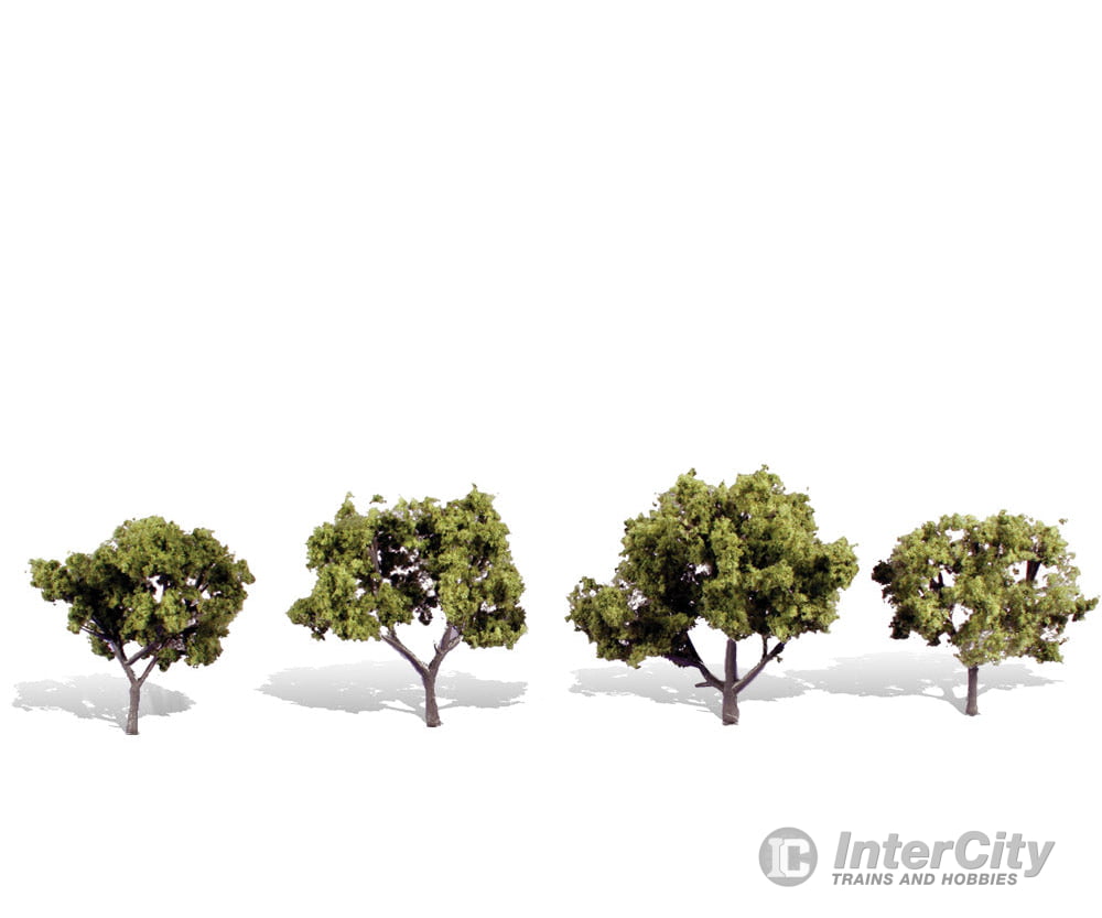 Woodland Scenics 3503 Early Light 2’-3’ - 4/Pk Classic Trees & Vegetation