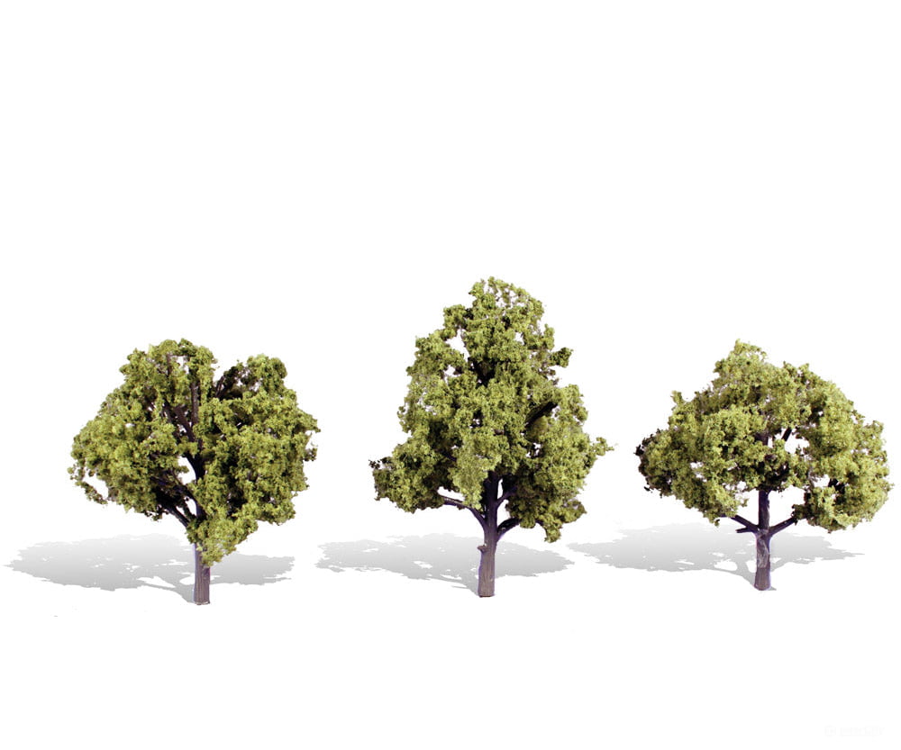 Woodland Scenics 3509 Early Light 4’ - 5’ - 3/Pk Classic Trees & Vegetation