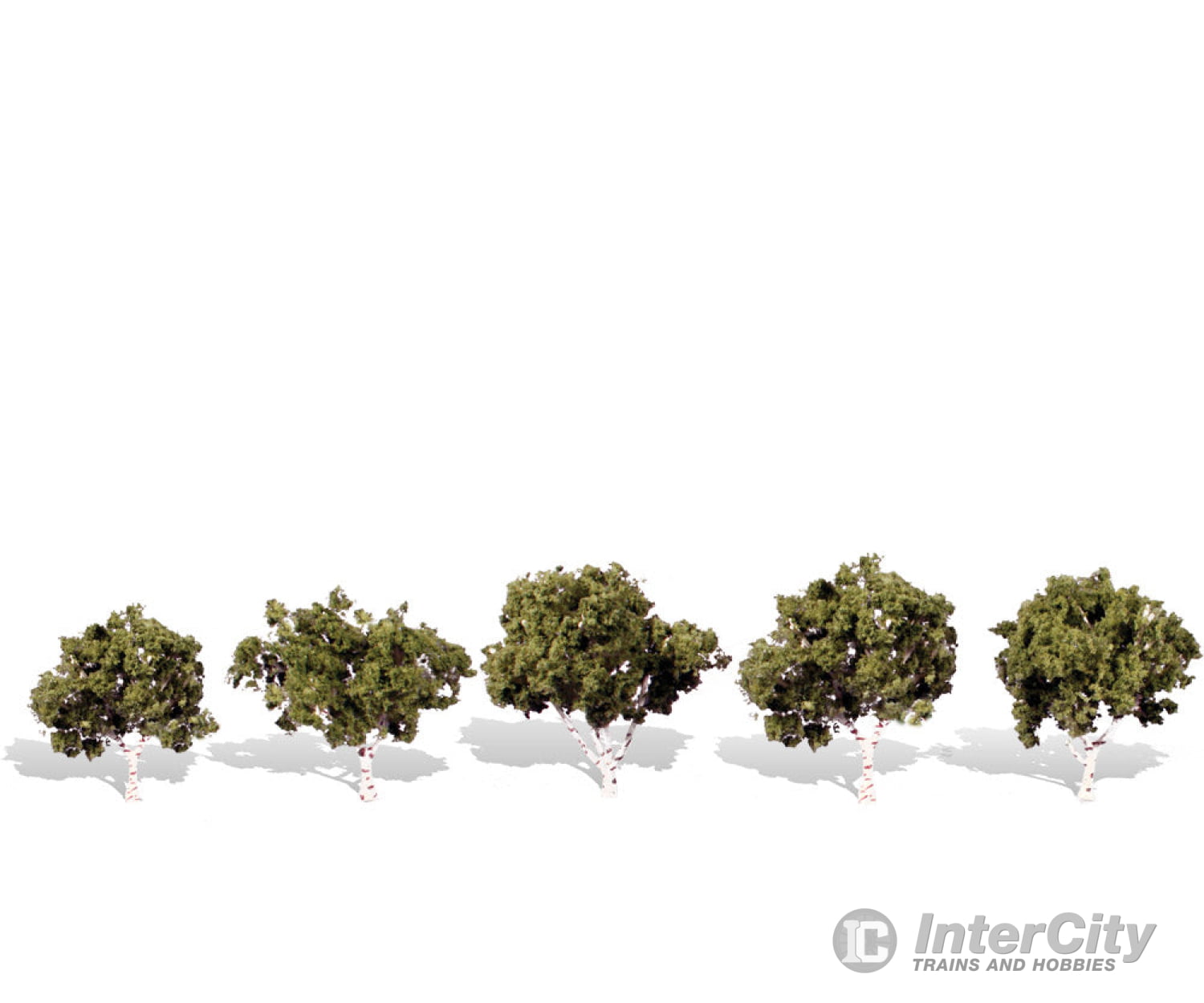 Woodland Scenics 3532 Waters Edge 1-1/4’-2’ - 5/Pk Classic Trees & Vegetation