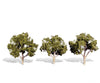 Woodland Scenics 3535 Waters Edge 4’-5’ - 3/Pk Classic Trees & Vegetation