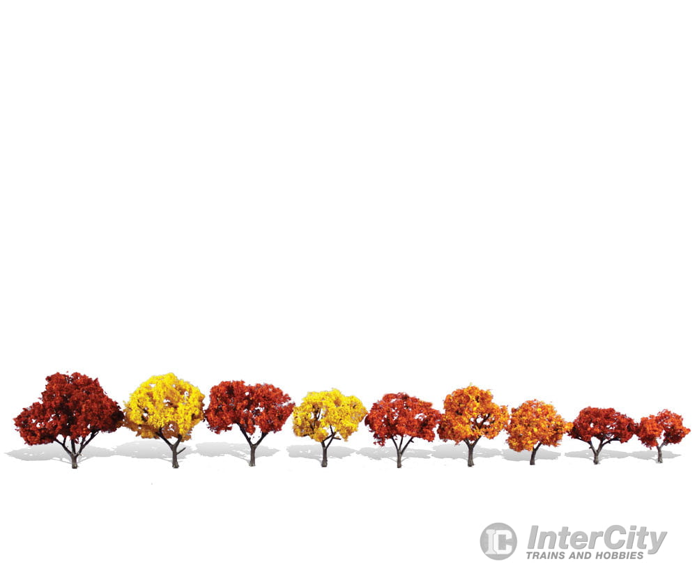 Woodland Scenics 3540 Harvest Blaze 1 - 1/4’ - 3’ - 9/Pk Classic Trees & Vegetation