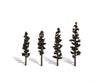 Woodland Scenics 3561 Standing Timber 4’ - 6’ - 4/Pk Classic Trees & Vegetation