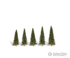 Woodland Scenics 3565 Forever Green 2 - 1/2’ - 4’ - 5/Pk Classic Trees & Vegetation