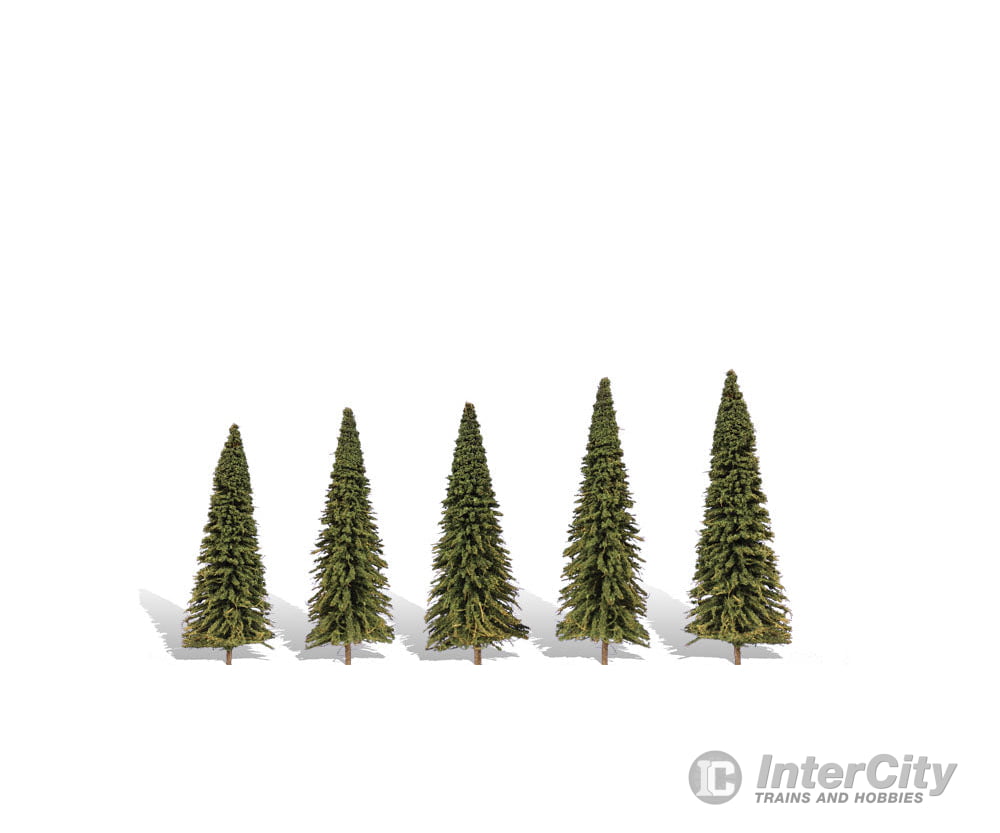 Woodland Scenics 3565 Forever Green 2 - 1/2’ - 4’ - 5/Pk Classic Trees & Vegetation