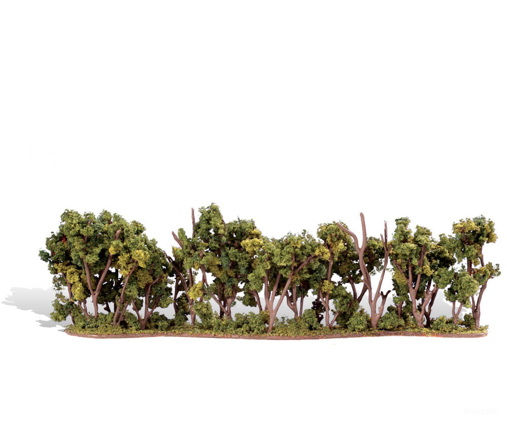 Woodland Scenics 3582 Hedge Row 1’ - 4’ 1/Pk Classic Trees & Vegetation