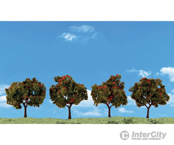 Woodland Scenics 3591 Apple Trees 2’-3’ (4/Pk) Classic & Vegetation