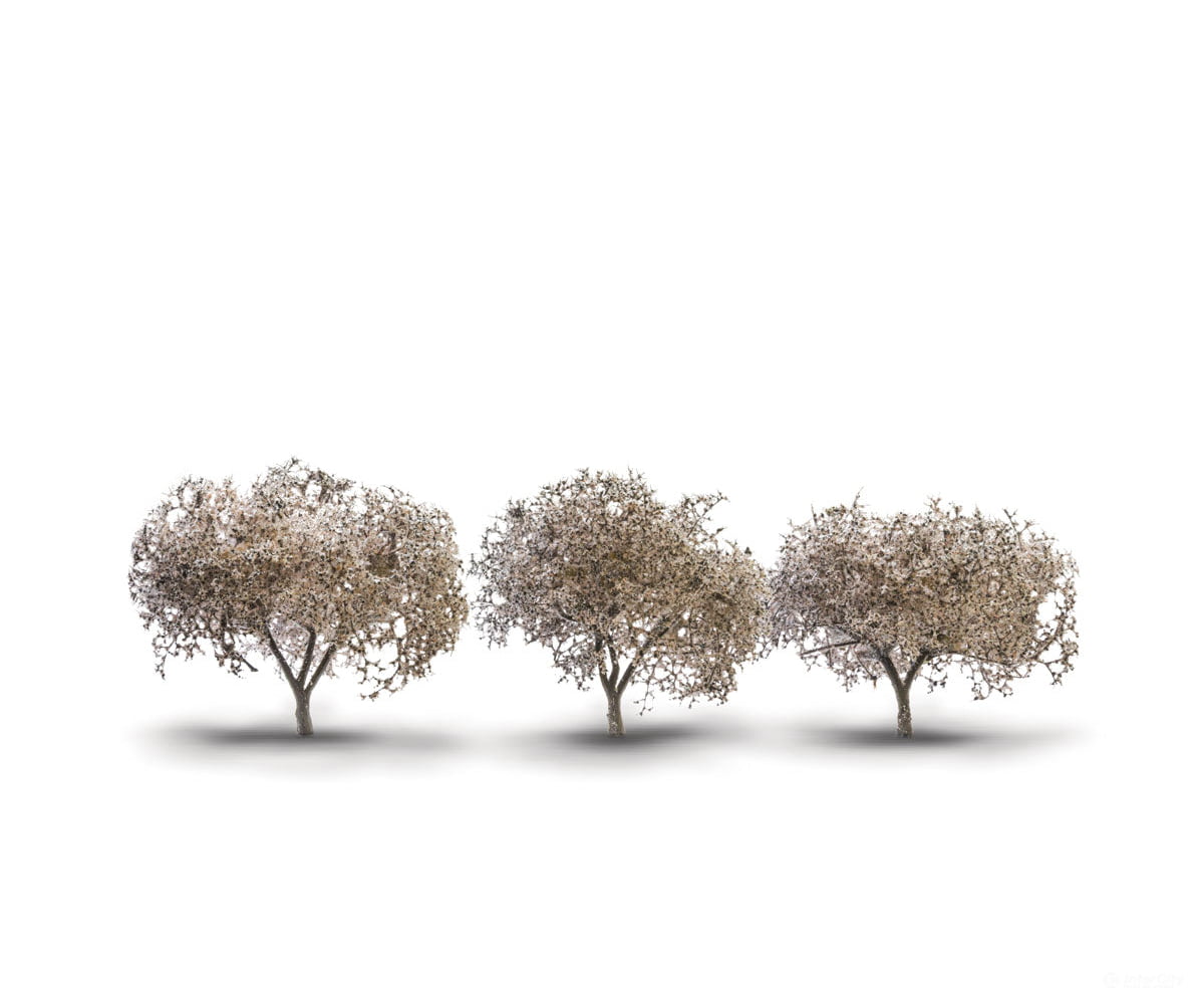 Woodland Scenics 3594 Blossoming Cherry Trees - Classics(R) -- 1-3/4 To 2-1/4’ 4-7/16 5.7Cm Tall