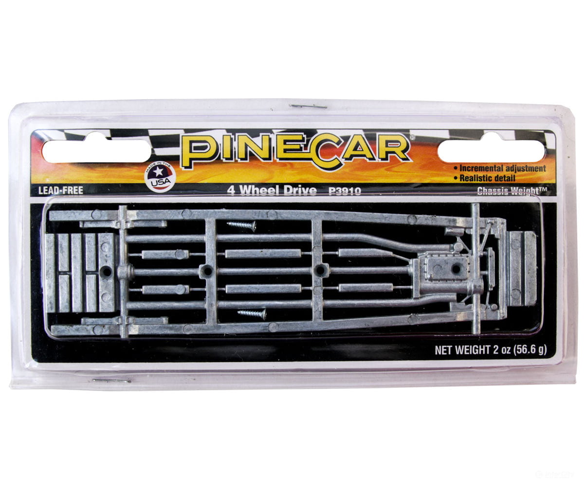 Woodland Scenics 3910 Pinecar(R) Accessories 4 - Wheel Drive Chassis Weight Tools