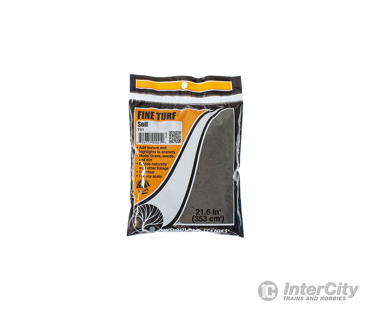 Woodland Scenics 41 Fine Turf - Soil (12Oz) Flock & Turf