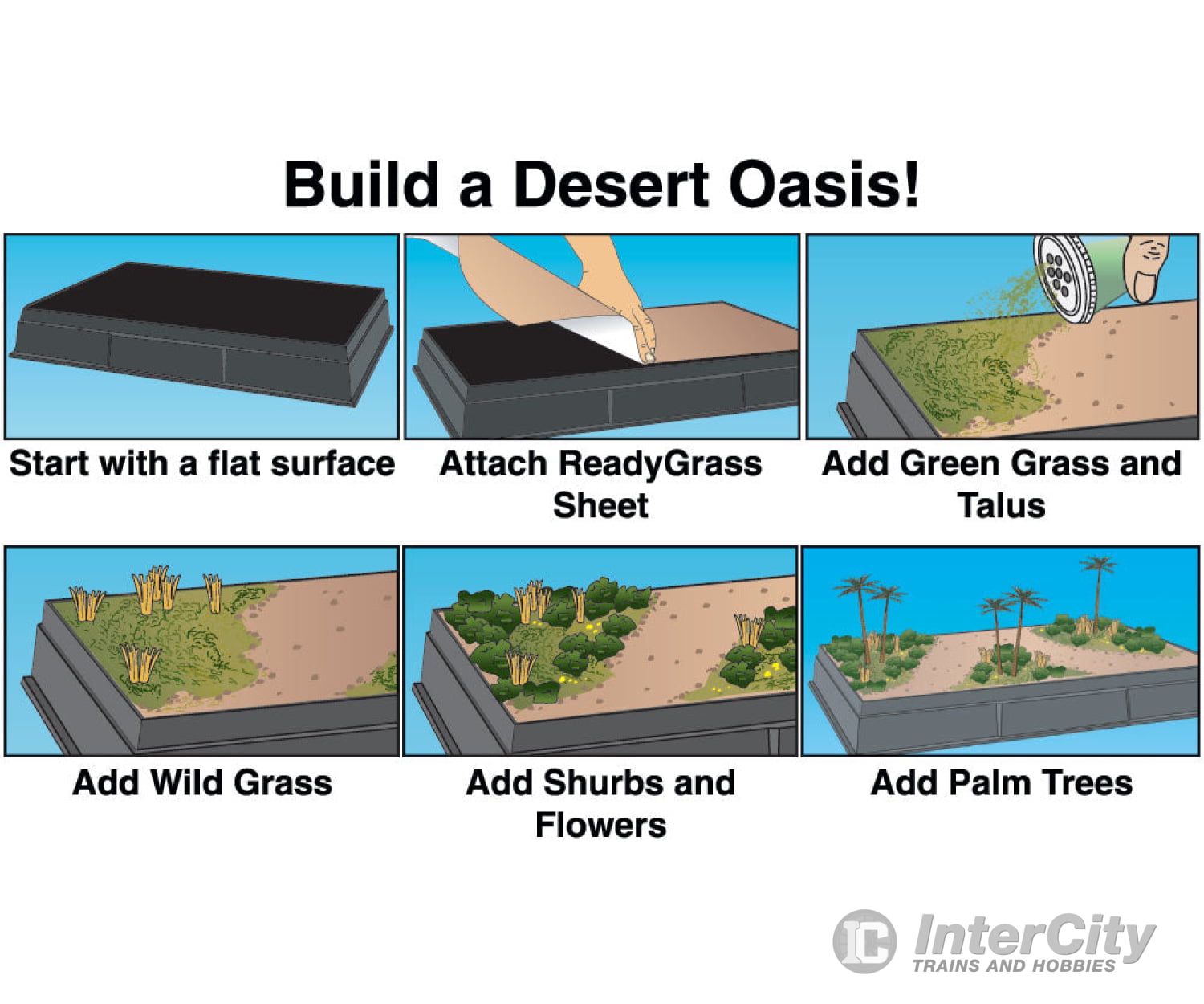 Woodland Scenics 4112 Kit - Desert Oasis Diorama Other Scenery