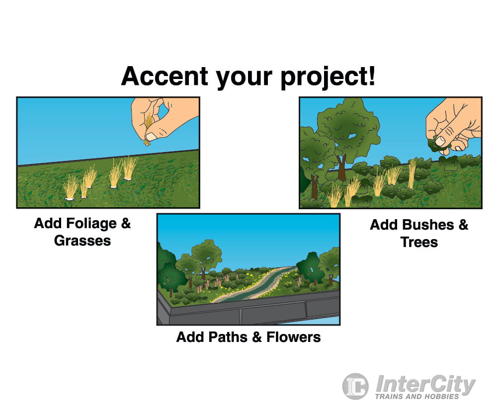 Woodland Scenics 4120 Kit - Bush/Foliage/ Grasses Other Scenery