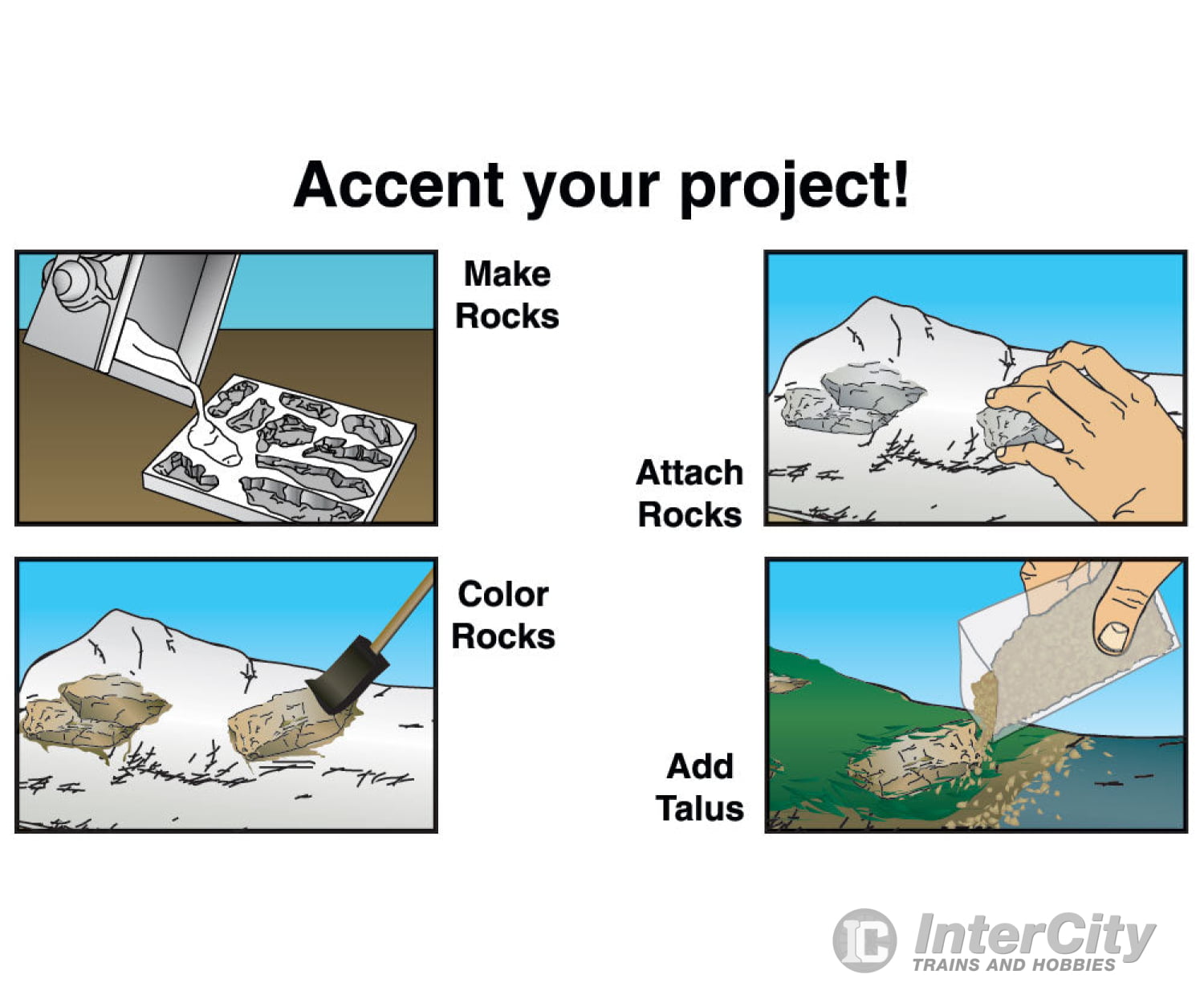 Woodland Scenics 4121 Kit - Rock Outcrop Other Scenery