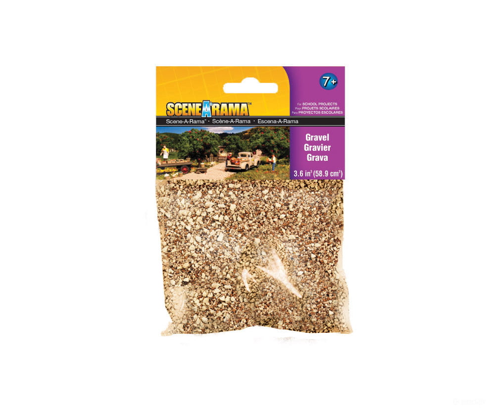 Woodland Scenics 4190 Scene - A - Rama(R) - 2Oz 56.7G Gravel Flock & Turf